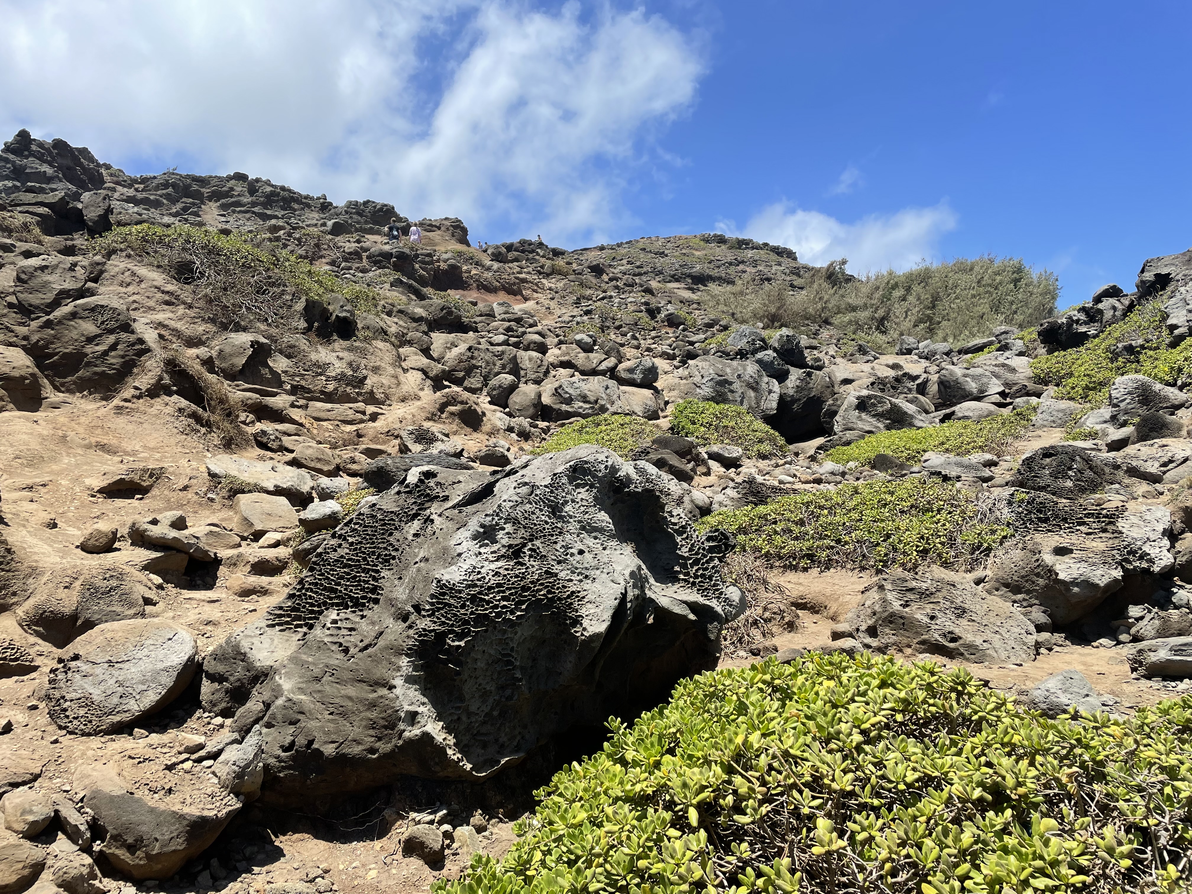The climb