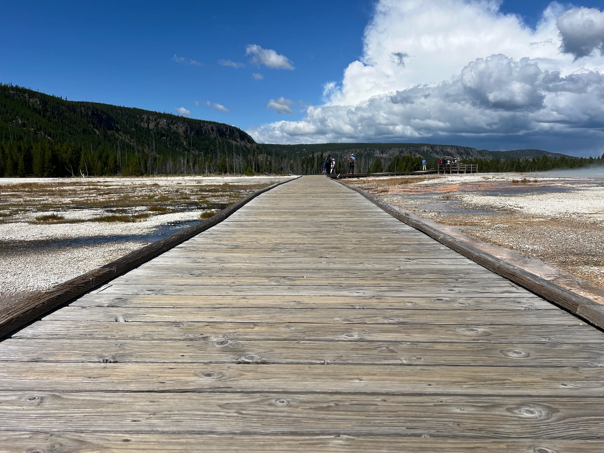 Walking Path around Geysers