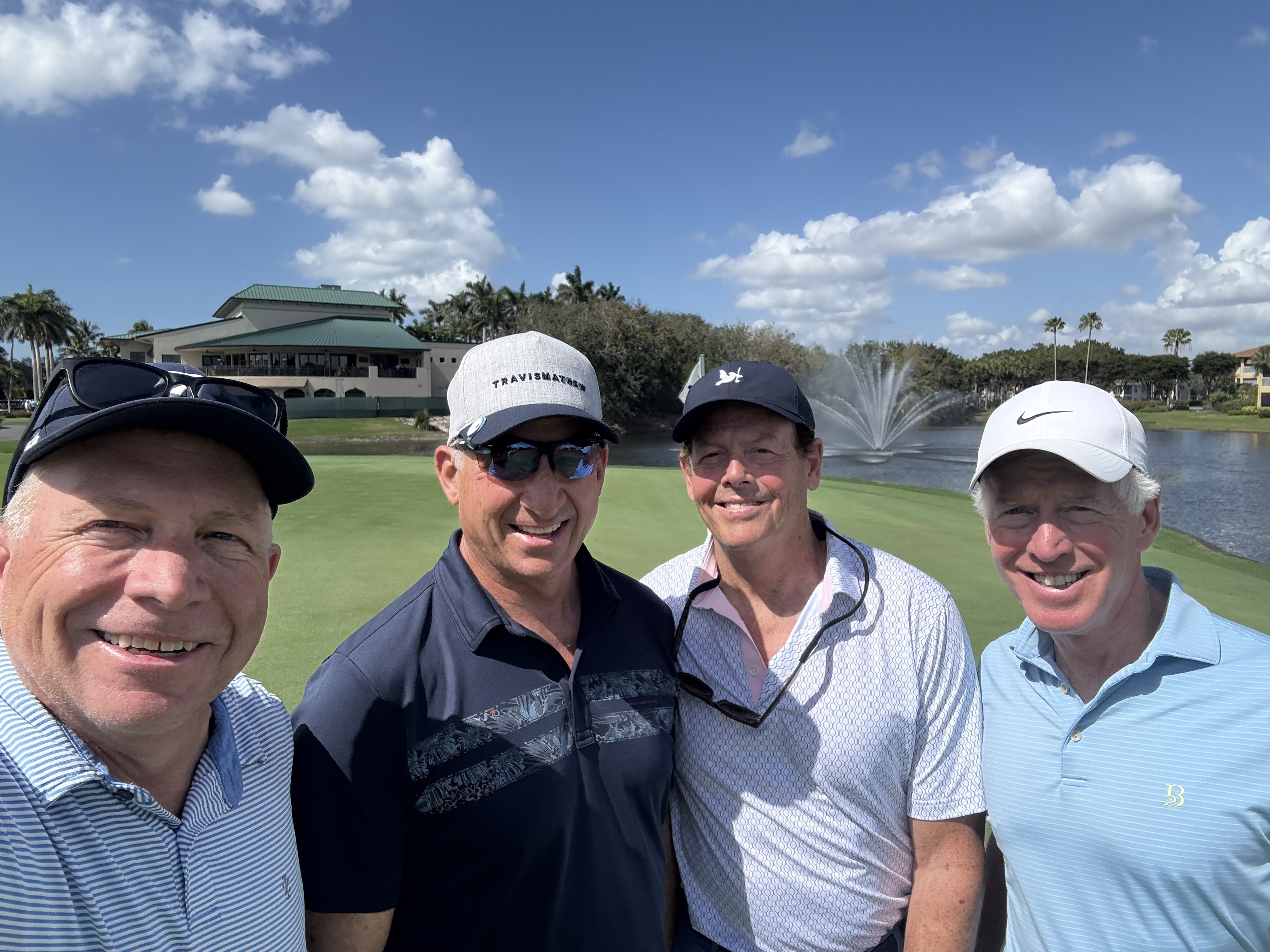 Doug, Bill, John at Pelican Marsh
