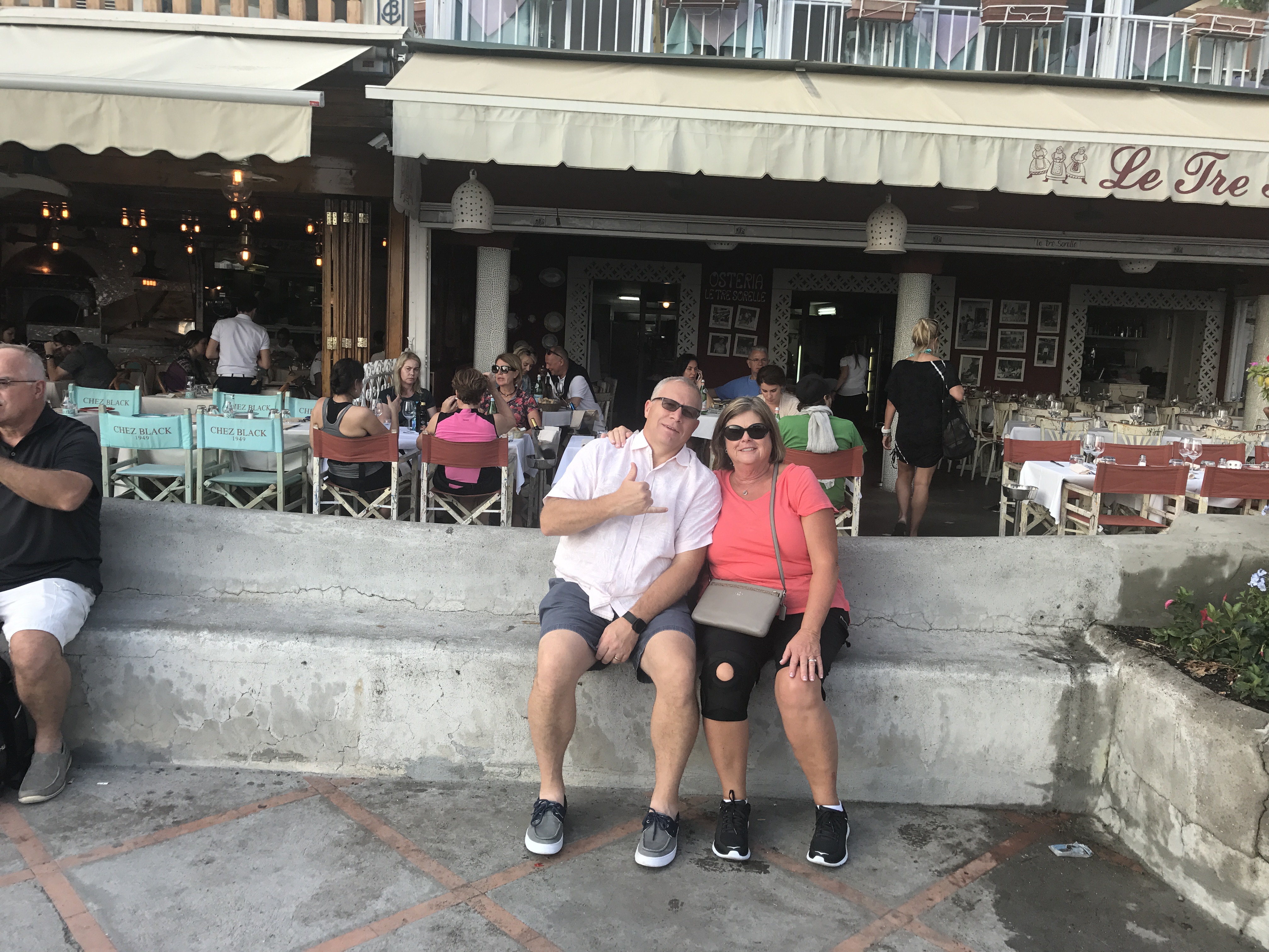 Bob & Jackie in Positano
