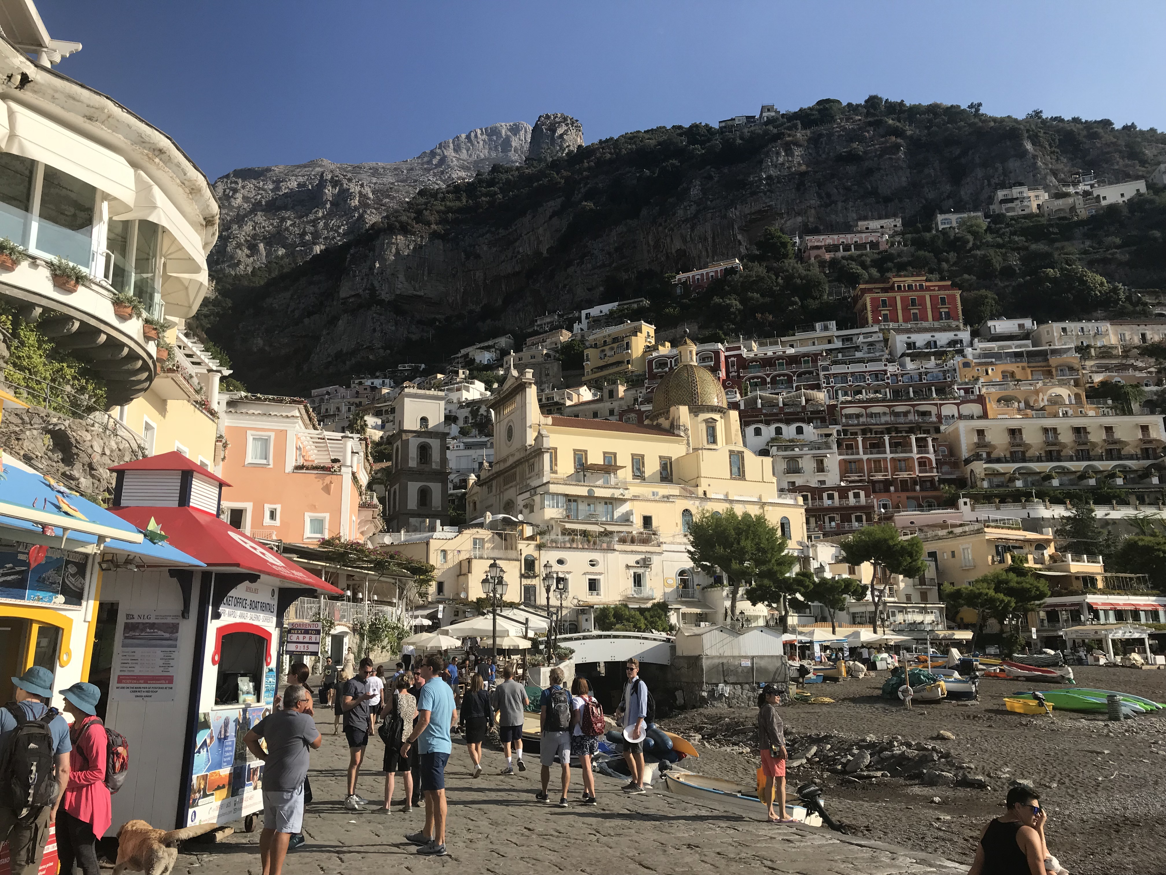 Positano from the Beach