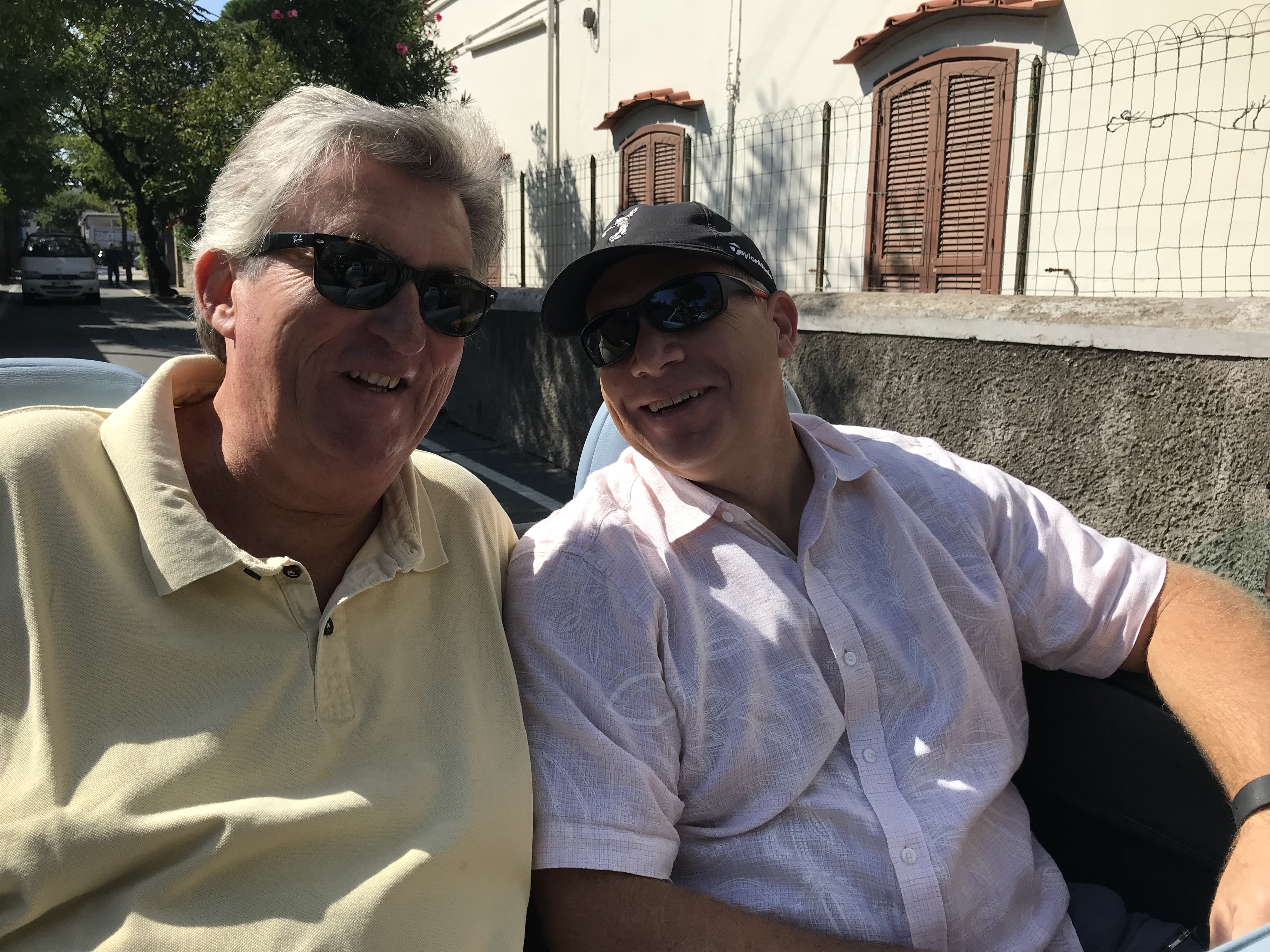 Barry and Bob in a Taxi