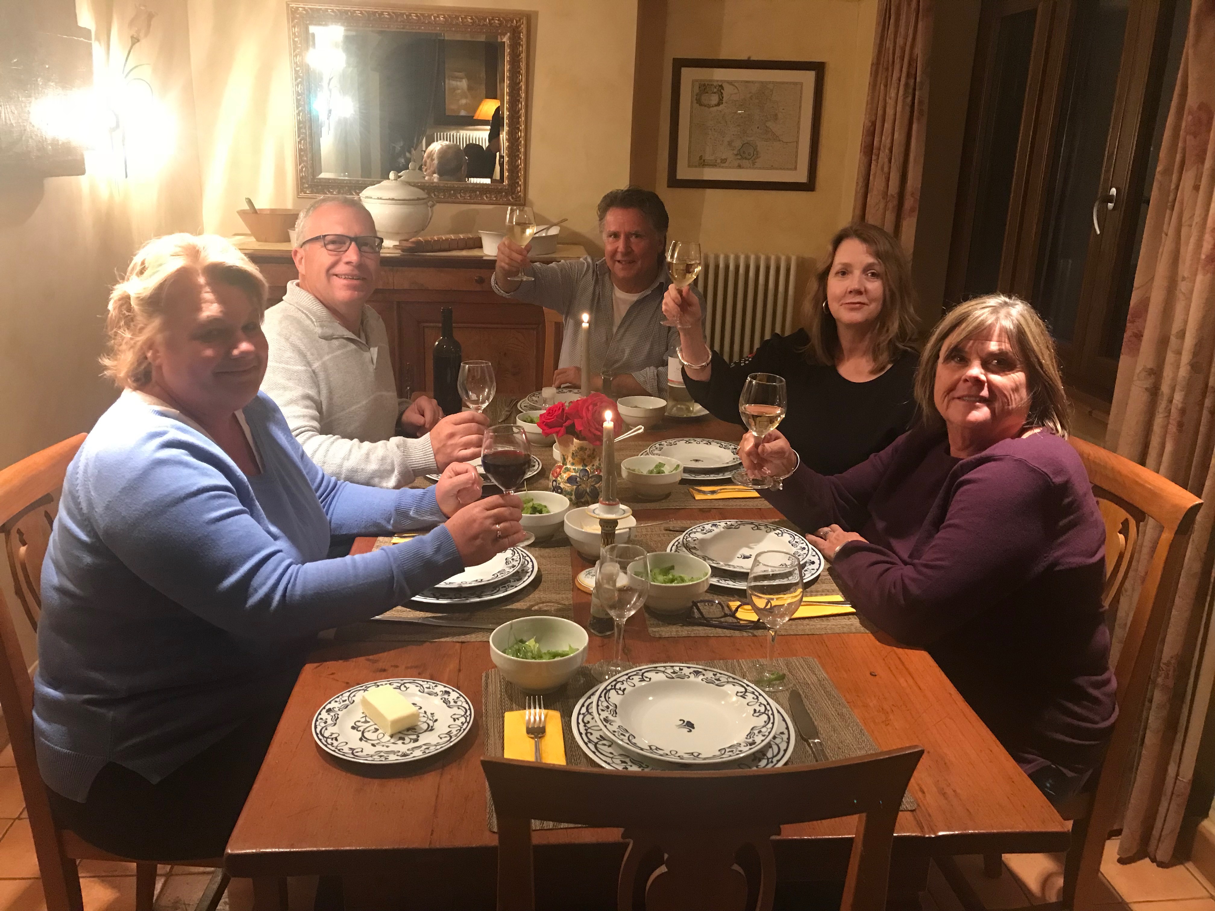 Dinner in Tuscany
