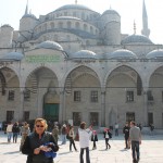 Outside the Mosque