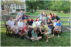 Larson Family Picture at Nathan Graduation