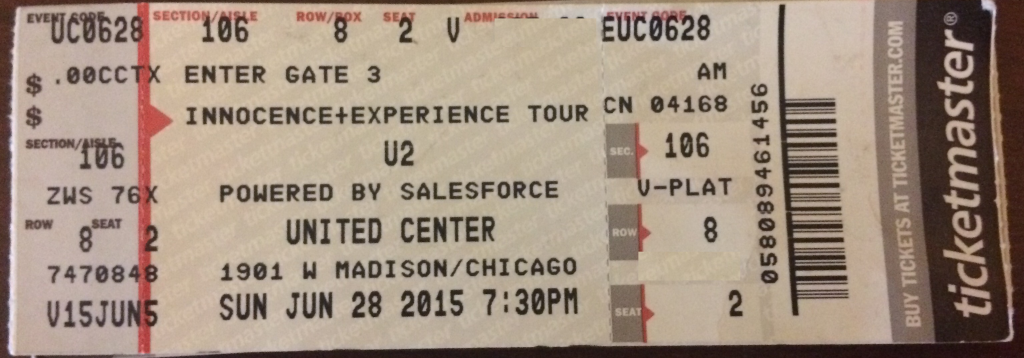 U2 Ticket